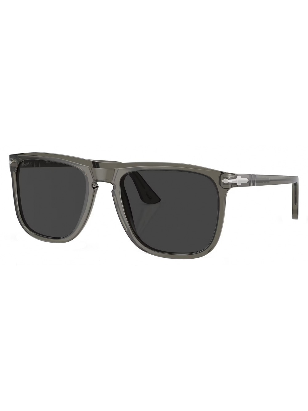 Persol Sunglasses PO3336S - 4740 Smoke Frame / Polarized Black Crystal - Italy